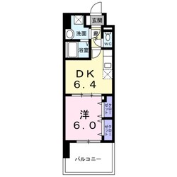 アベリア（矢部4）の物件間取画像